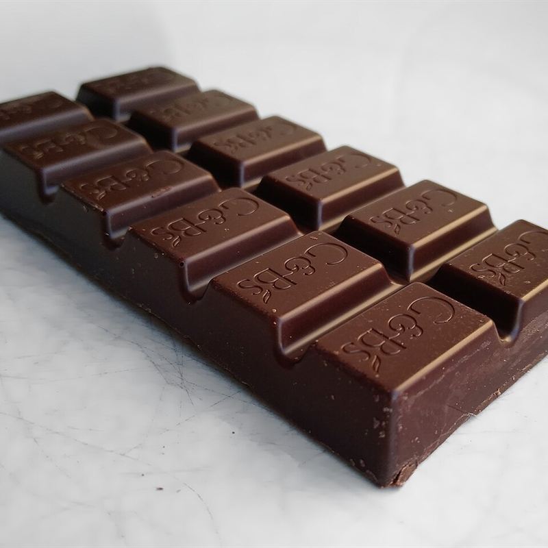 Tablette de chocolat noir